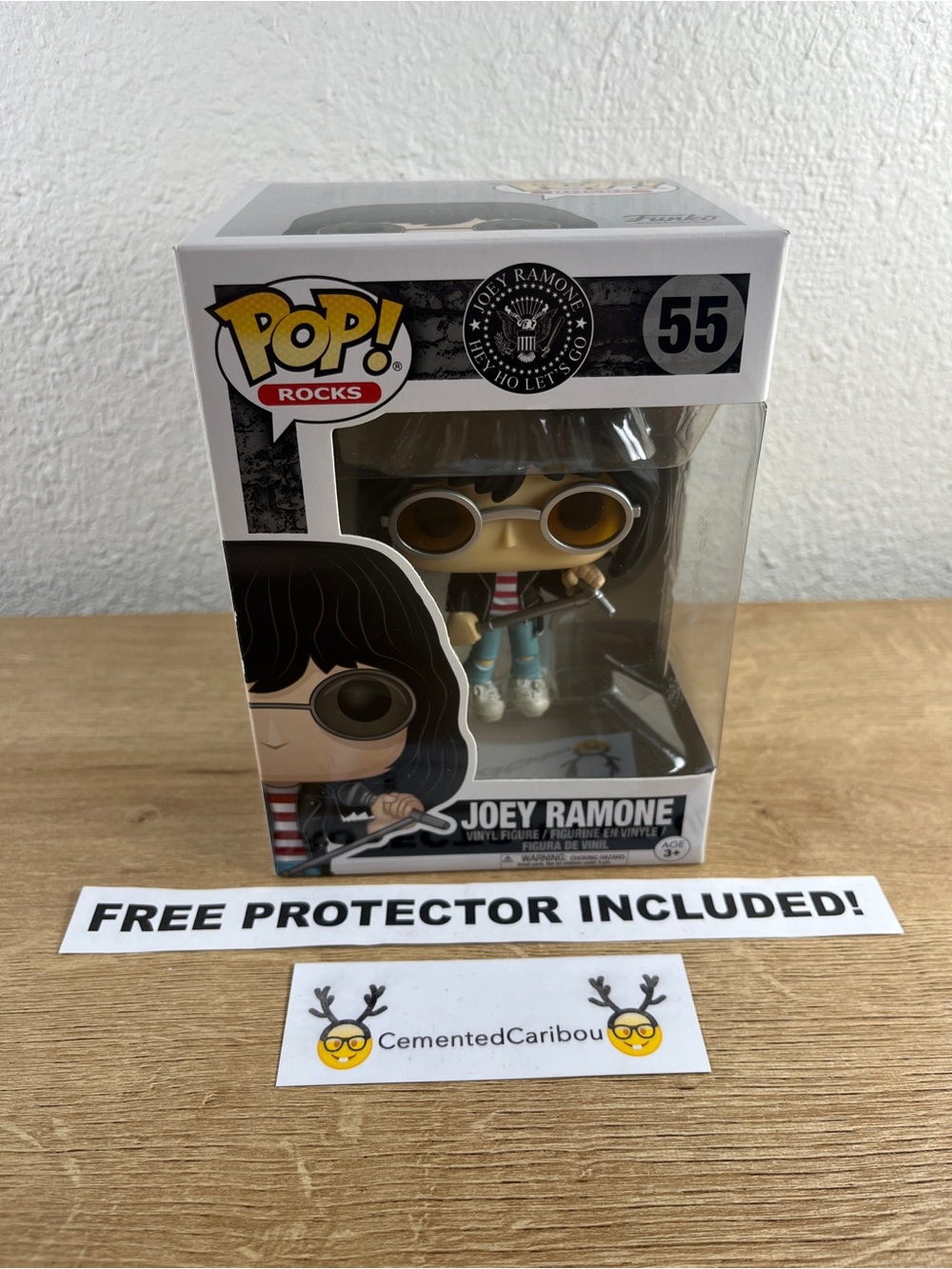 Joey Ramone Funko Pop #55 The Ramones Vaulted NEAR MINT